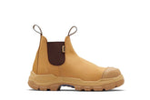 Blundstone Unisex Rotoflex Elastic Side - Slip on Safety Boots - Wheat #9000