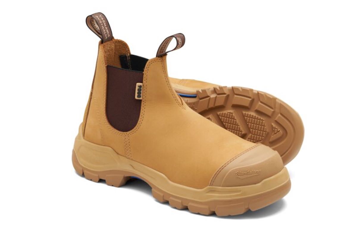 Blundstone Unisex Rotoflex Elastic Side - Slip on Safety Boots - Wheat #9000