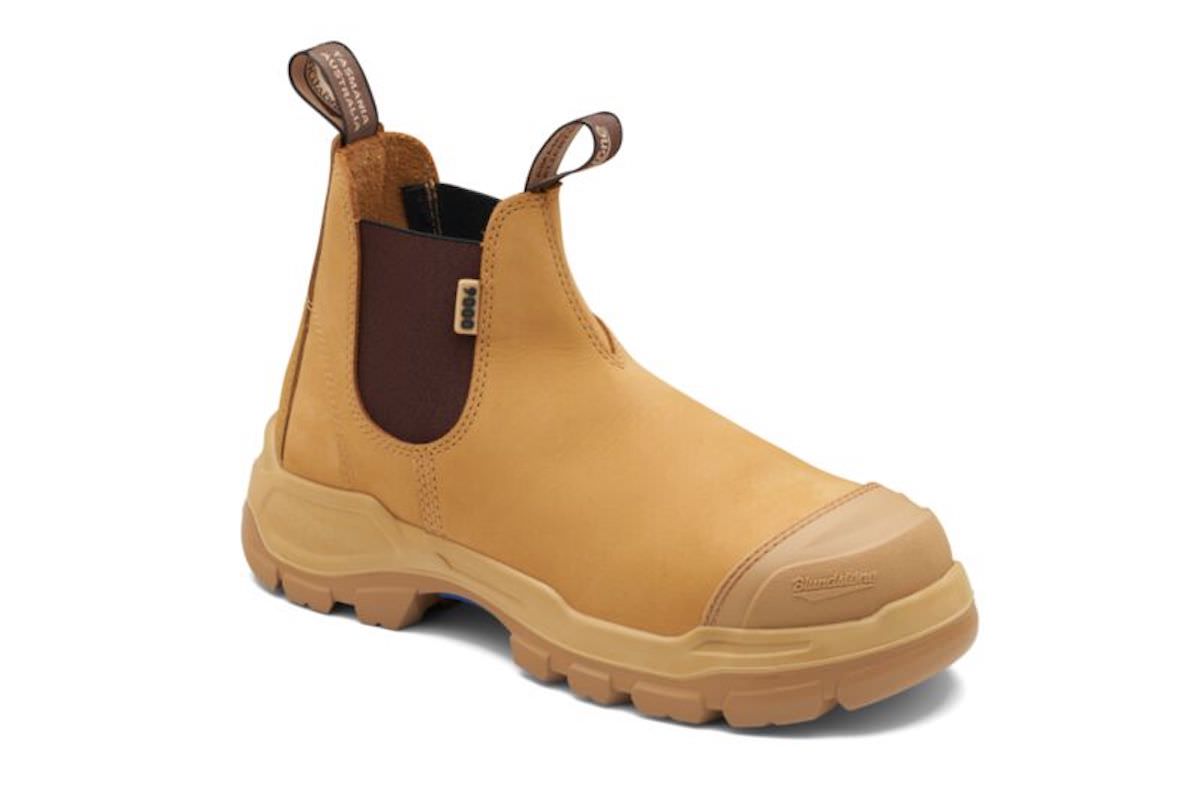 Blundstone Unisex Rotoflex Elastic Side - Slip on Safety Boots - Wheat #9000