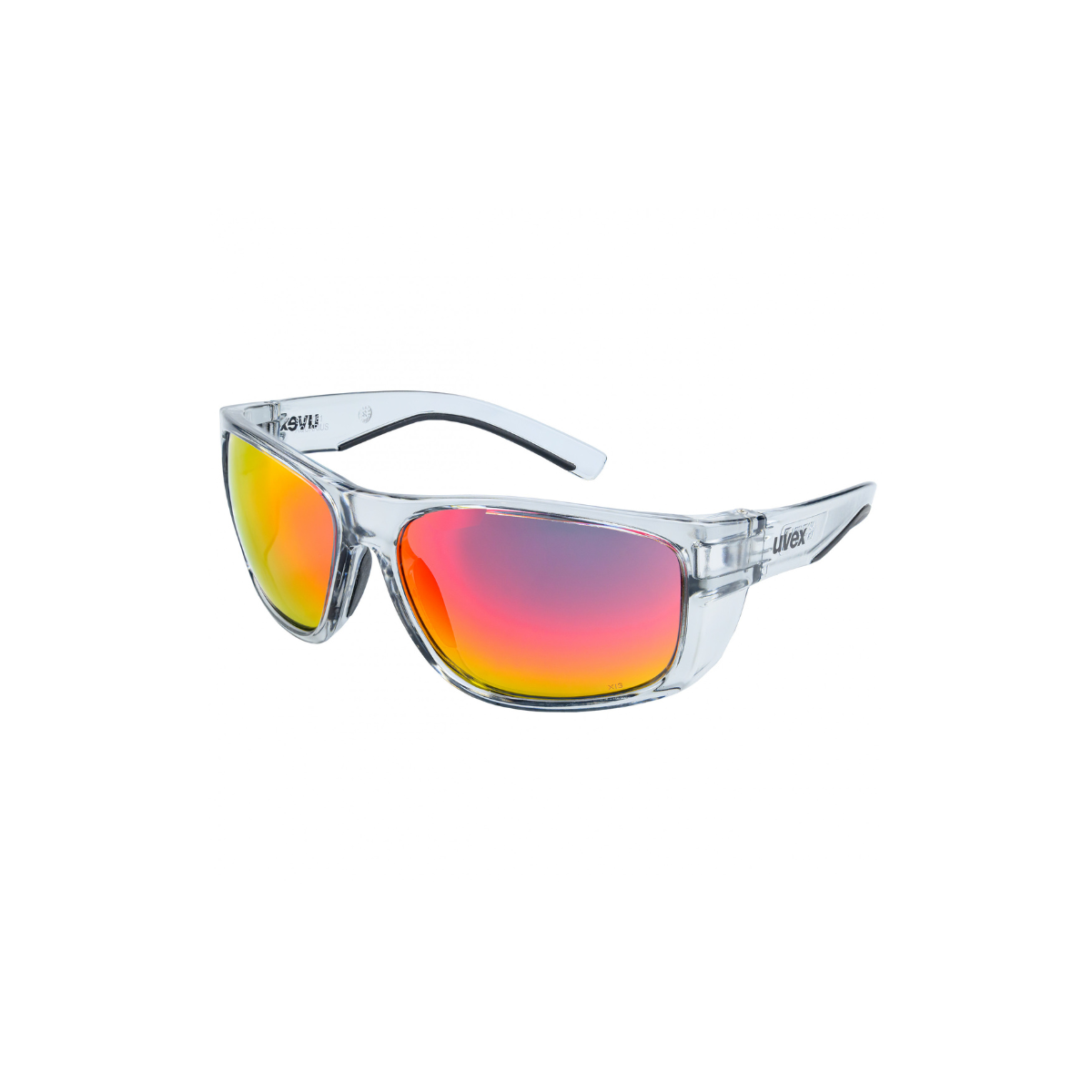 uvex aquarius - Graphite Frame / Red Mirror Lens - Stylish Safety Glasses 9101-081 (Each)