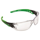 Cirrus Green Arms Safety Glasses Clear Anti Fog Lens 9180 (Pack of 12)
