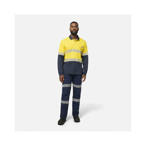KingGee ShieldTEC FR Hi-Vis Spliced Polo With FR Tape K84008