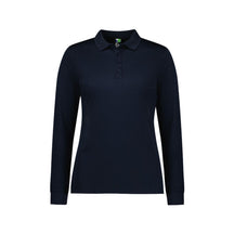 Biz Collection Women's Action Long Sleeve Polo P206LL
