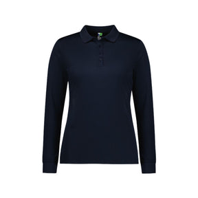Biz Collection Women's Action Long Sleeve Polo P206LL