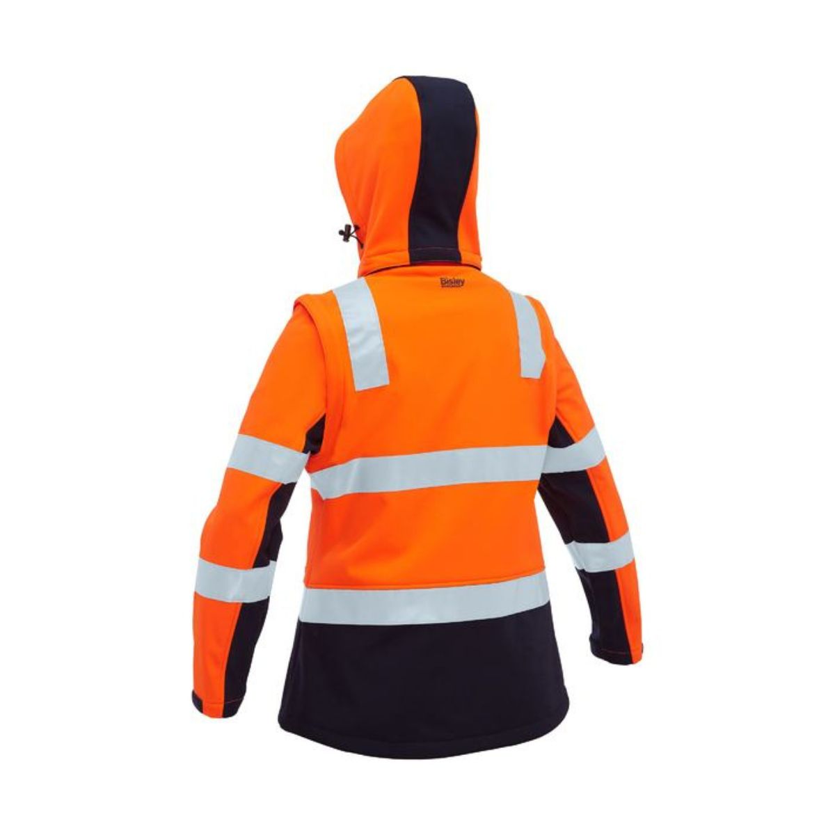 Bisley Women's Taped Two Tone Hi Vis 3 in 1 Soft Shell Jacket BJL6078T