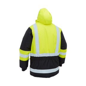 Bisley H Taped Hi Vis Freezer Hooded Jacket BJ6454HT