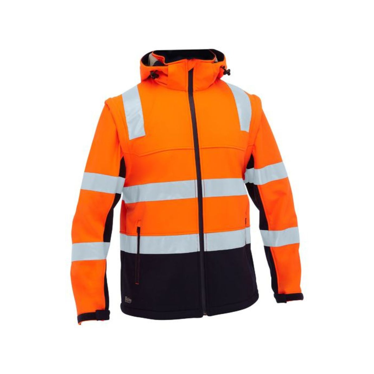 Bisley Taped Two Tone Hi Vis 3 in 1 Soft Shell Jacket BJ6078T