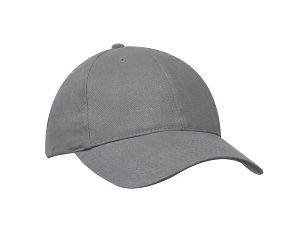 Heavy Brushed Cotton 6 Panel Low Profile Cap 4199