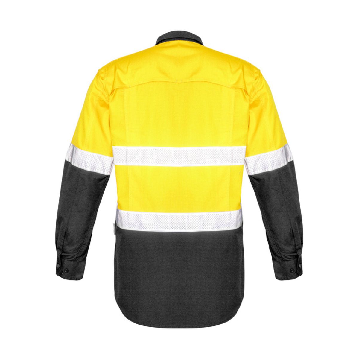 Syzmik Men's Rugged Cooling HI Vis Taped Long Sleeve Shirt ZW129