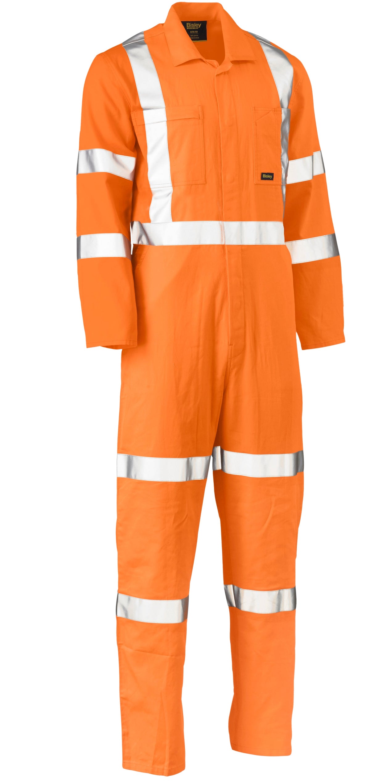 Bisley X Taped Biomotion Hi Vis Lightweight Coverall BC6316XT