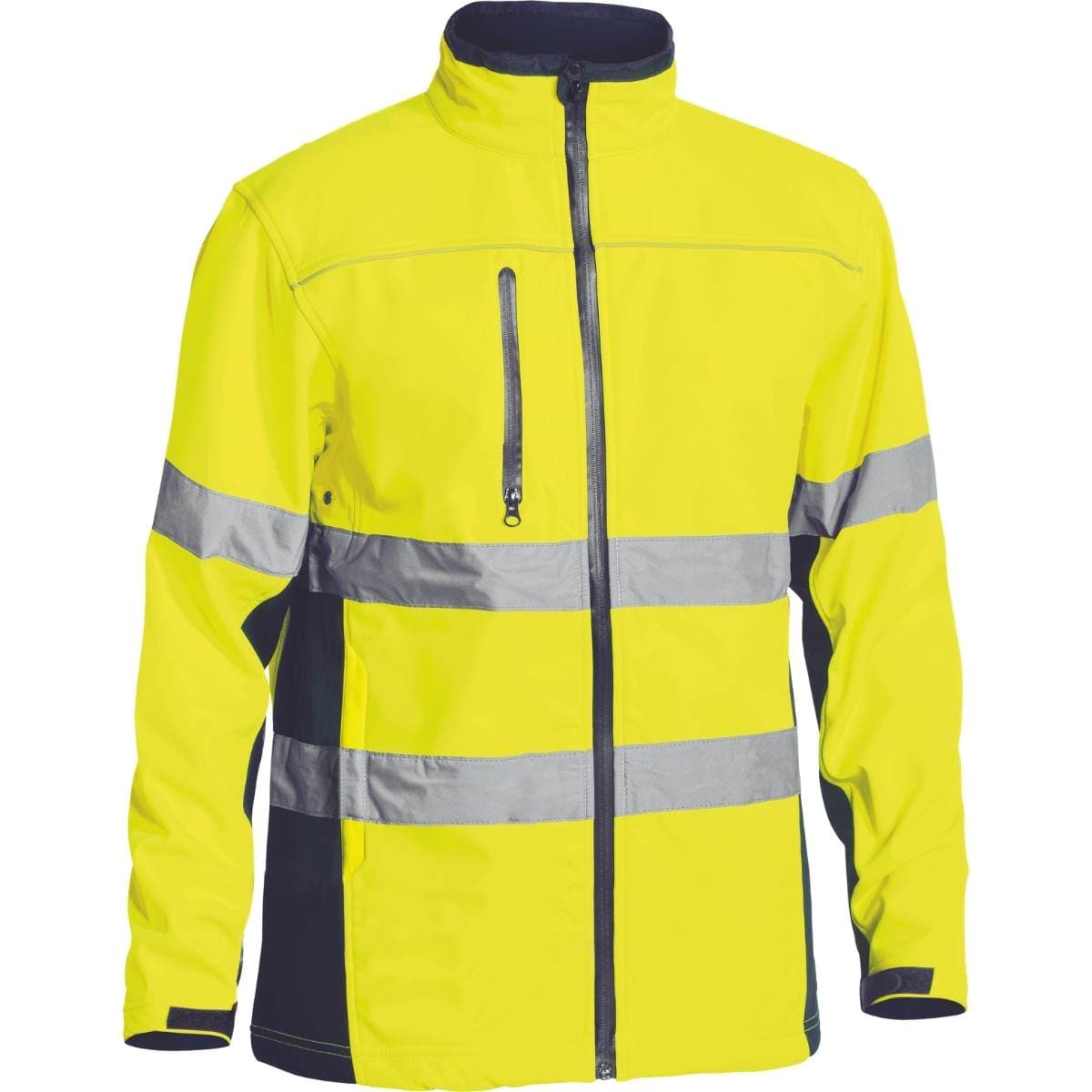 Bisley Taped Hi Vis Soft Shell Jacket BJ6059T