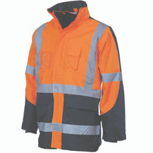 DNC HiVis Cross Back 2 Tone D/N “6 in 1” Contrast Jacket 3998