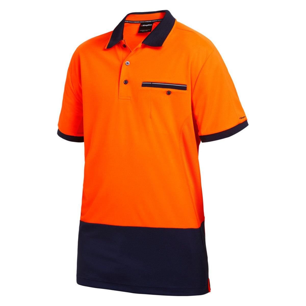 KingGee Workcool Spliced Polo Short Sleeve K54845