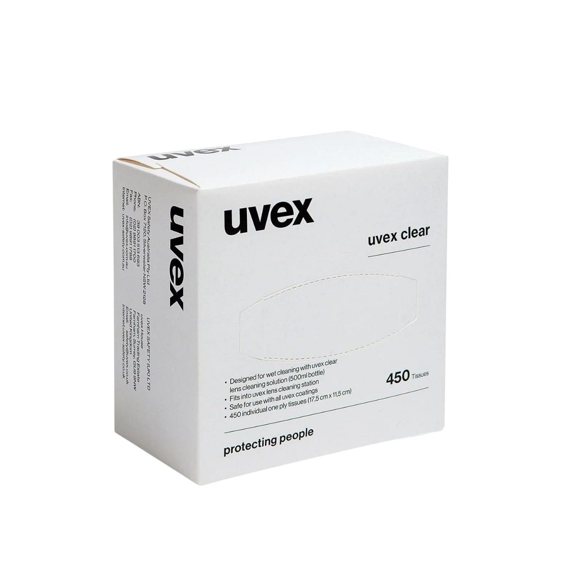 uvex Lens Cleaning Tissues 1008 (Pack of 450)