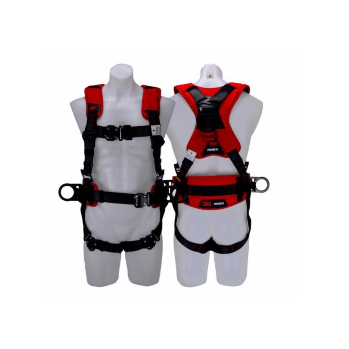 3M™ Protecta® P200 All Purpose Harness with Padding, Red and Black (Each)