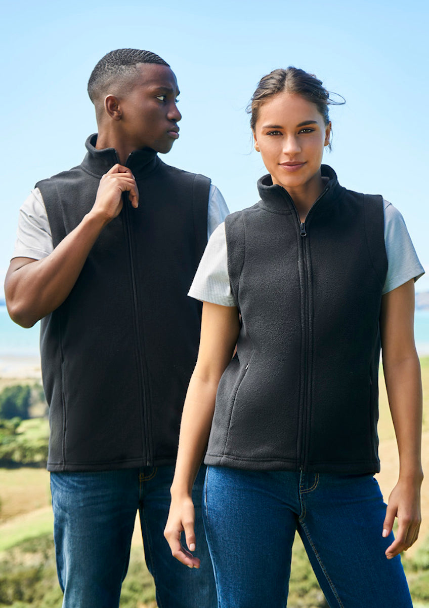 Women's Plain Fleece Vest PF905