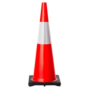 KWN Fluro Traffic Cone With 3M 3340 Class 1 Reflective Tape