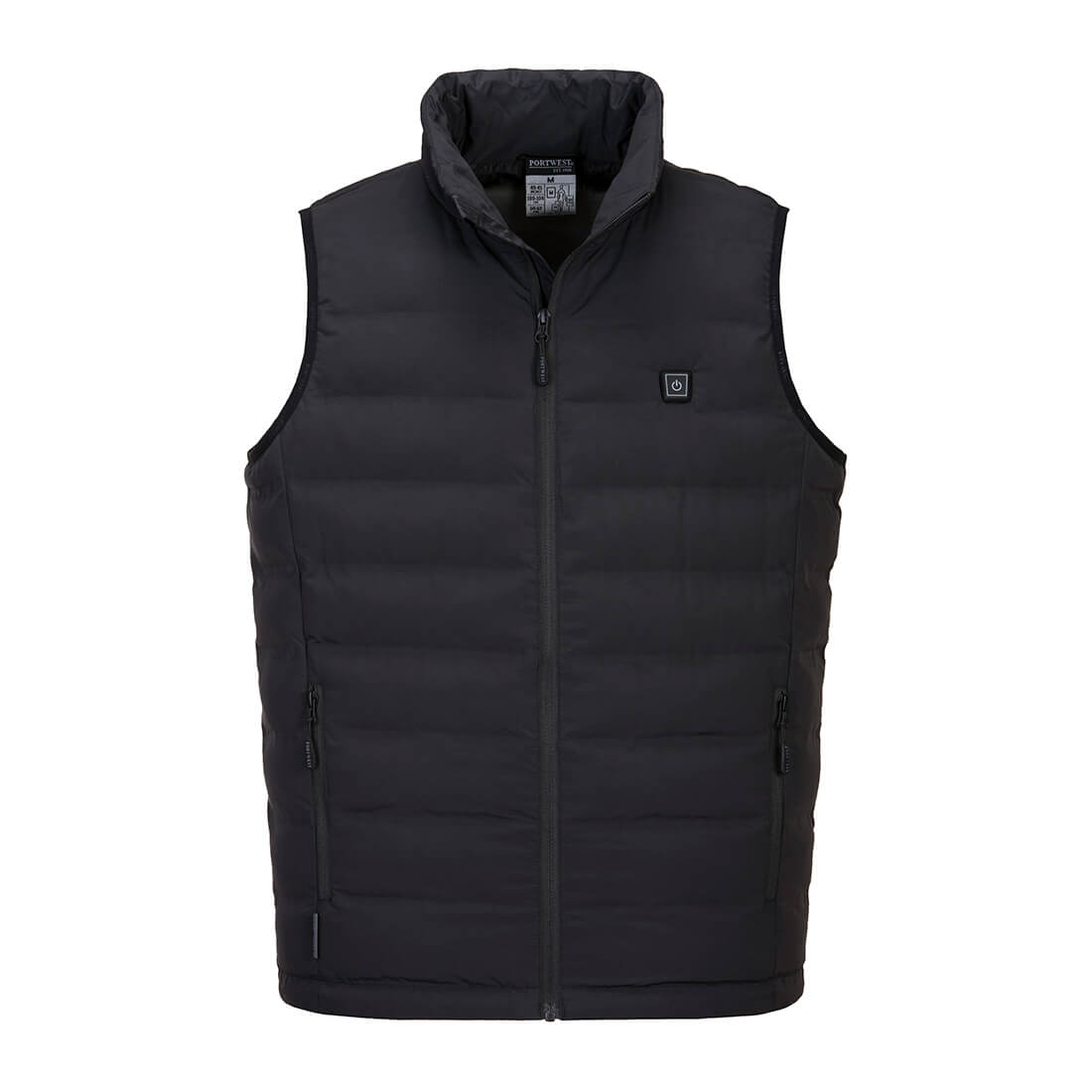 Portwest Ultrasonic Heated Tunnel Vest Black S549