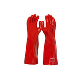 SafeRite® Red PVC Gauntlet 45cm SR1118 (PACK OF 12)