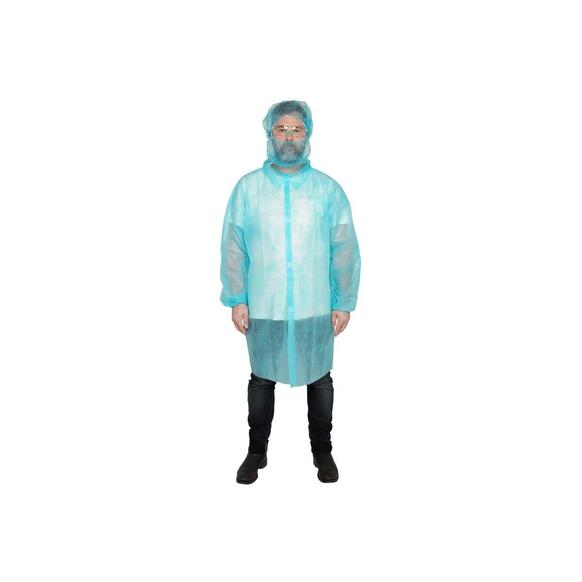 SafeRite® Disposable Lab Coat SRDLC (Carton of 50)