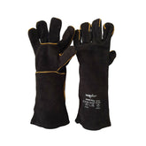 SafeRite® Black And Gold Welding Gauntlet SRSW-6BG (Pack of 12)