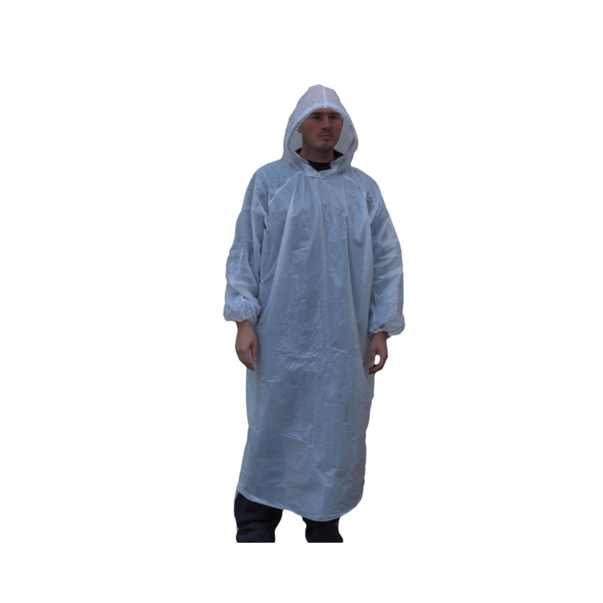 Disposable PE Poncho Long Sleeve Opaque DPEPLS (100 Units) - PREORDER NOW FOR DELIVERY IN FEB 2025