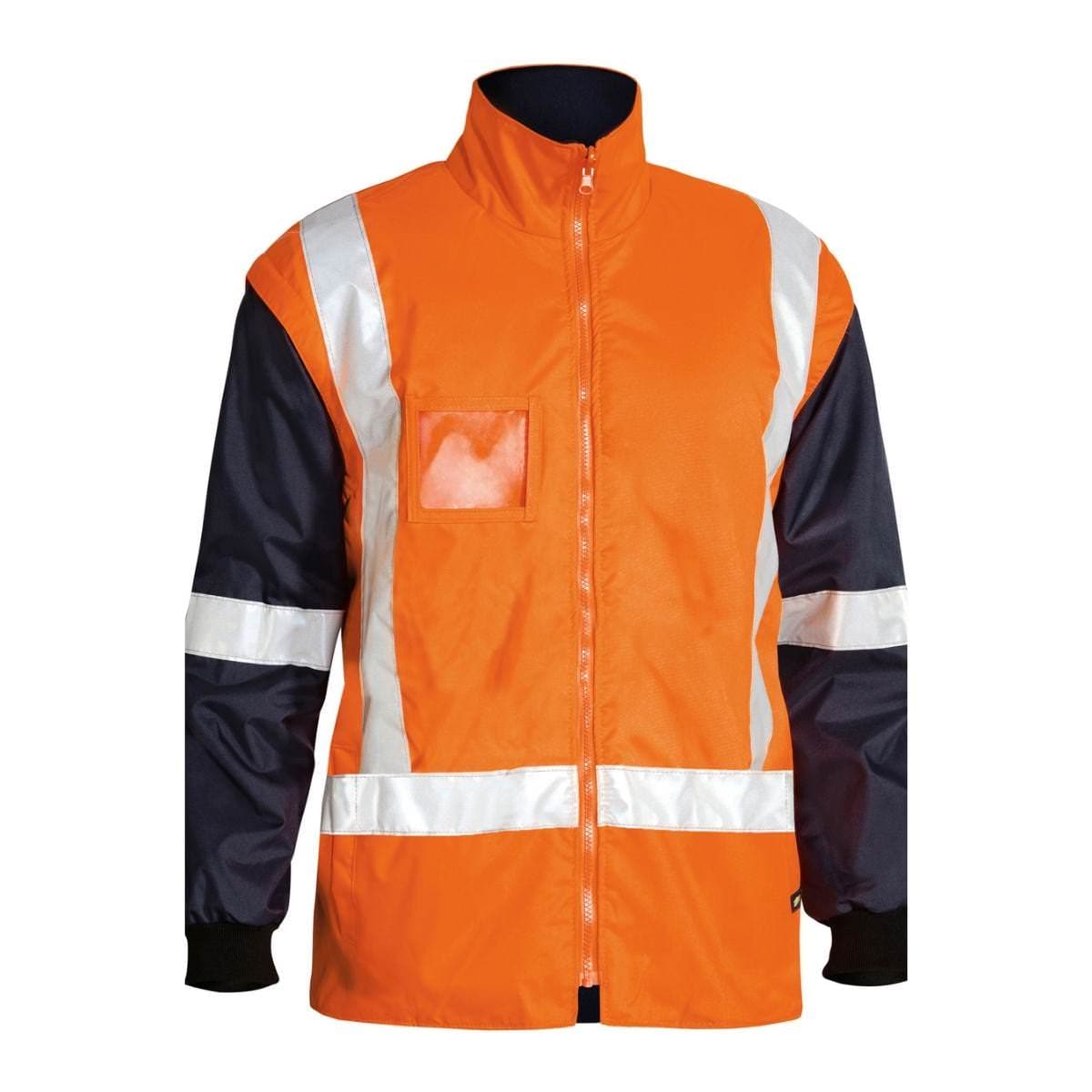 Bisley Taped Hi Vis 5 In 1 Rain Jacket BK6975