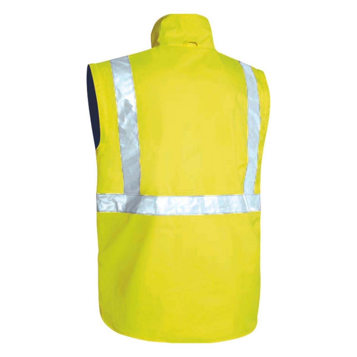 Bisley Taped Hi Vis 5 In 1 Rain Jacket BK6975