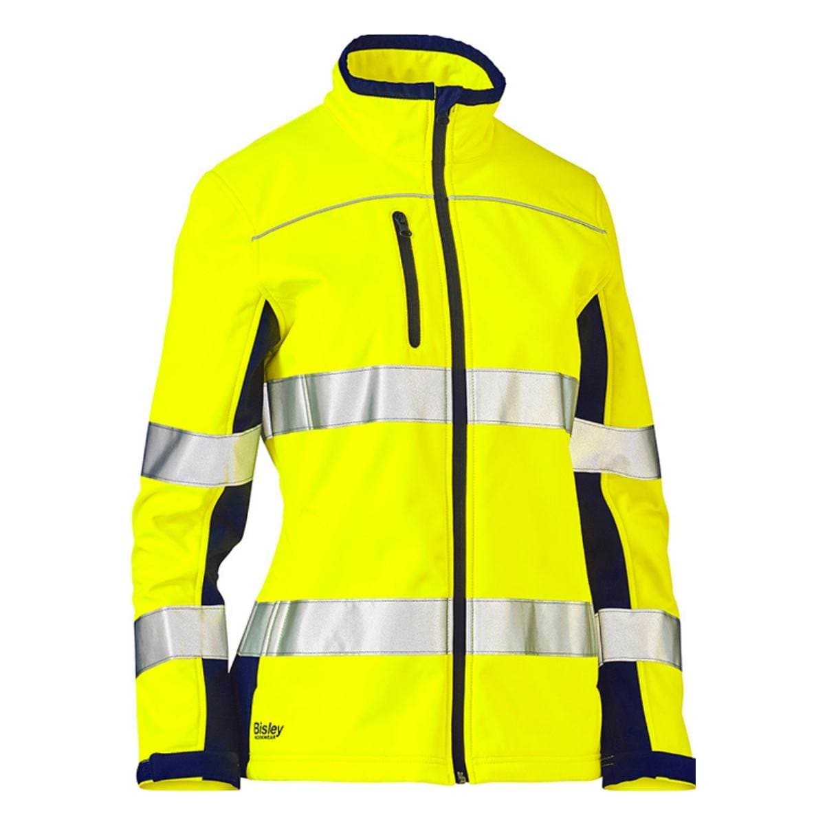 Bisley Taped Hi Vis Soft Shell Women's Jacket BJL6059T