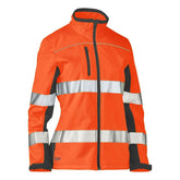 Bisley Taped Hi Vis Soft Shell Women's Jacket BJL6059T