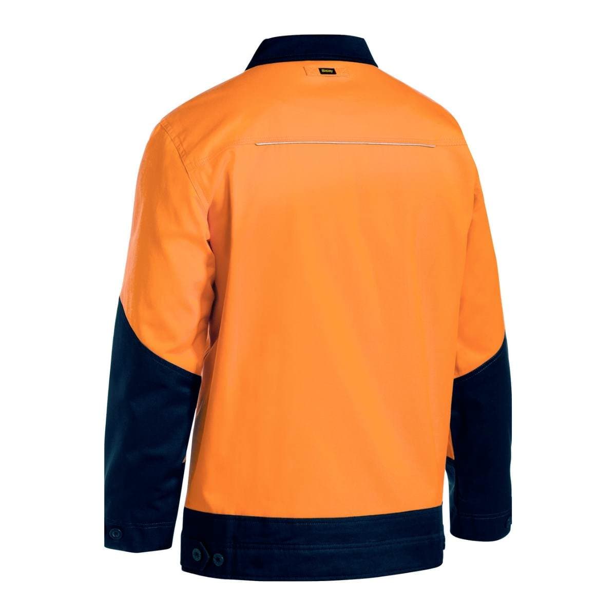 Bisley Hi Vis Drill Jacket With Liquid Repellent Finish BJ6917