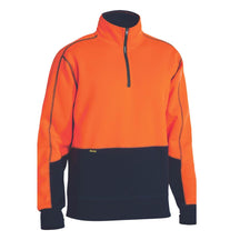 Bisley Hi Vis Fleece 1/4 Zip Pullover BK6989