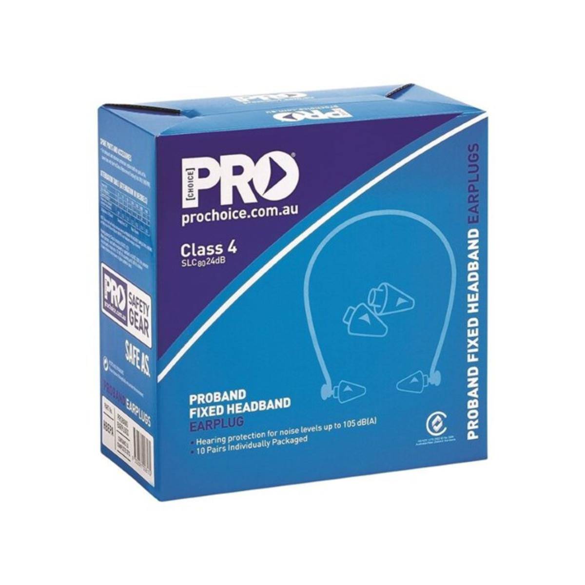 ProChoice Proband Fixed Headband Earplugs Class 4 -24dB HBEPA (Each)