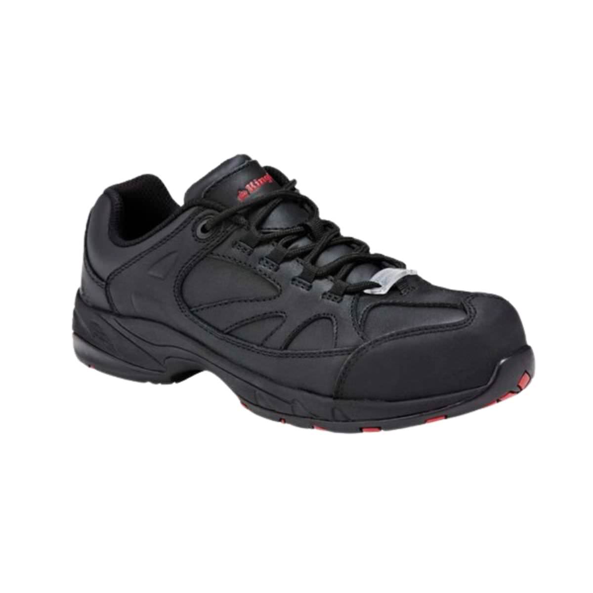 KingGee Women's Comp-Tec G7 Slip Resistant Steel Toe Safety Shoes - Black K26610