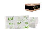 Livi Hand Towel Everyday Multifold 1 Ply 33-CT7200L  (Carton of 20 Packs of 200)