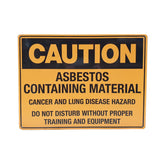 Caution Asbestos Containing Material Sign 130820-1