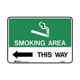Smoking Area Sign - Smoking Area This Way 859638