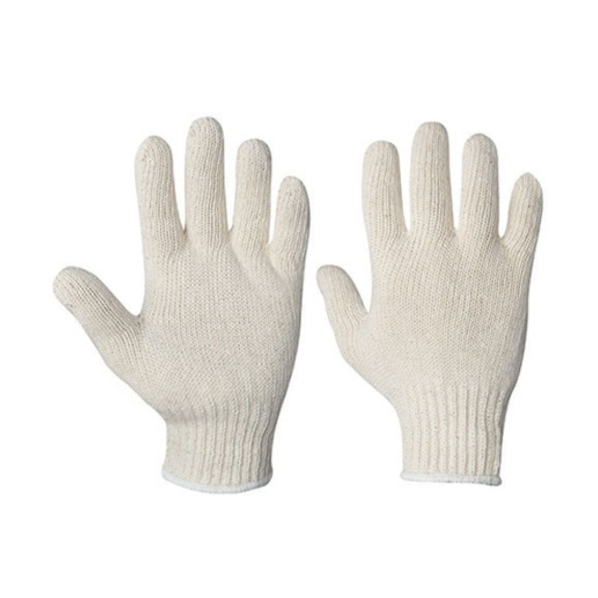 Small/Medium Poly Cotton Gloves (Pack of 12)