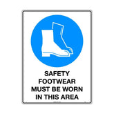 Safety Footwear Must be Worn in This Area Sign 112LP