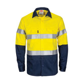 DNC Paton Saint Flame Retardant 2 Tone Cotton Shirt With 3M F/R Tape 3409