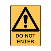 Danger Warning Sign - Do Not Enter