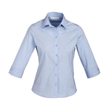 Biz Collection Women's Chevron 3/4 Sleeve Shirt S122LT