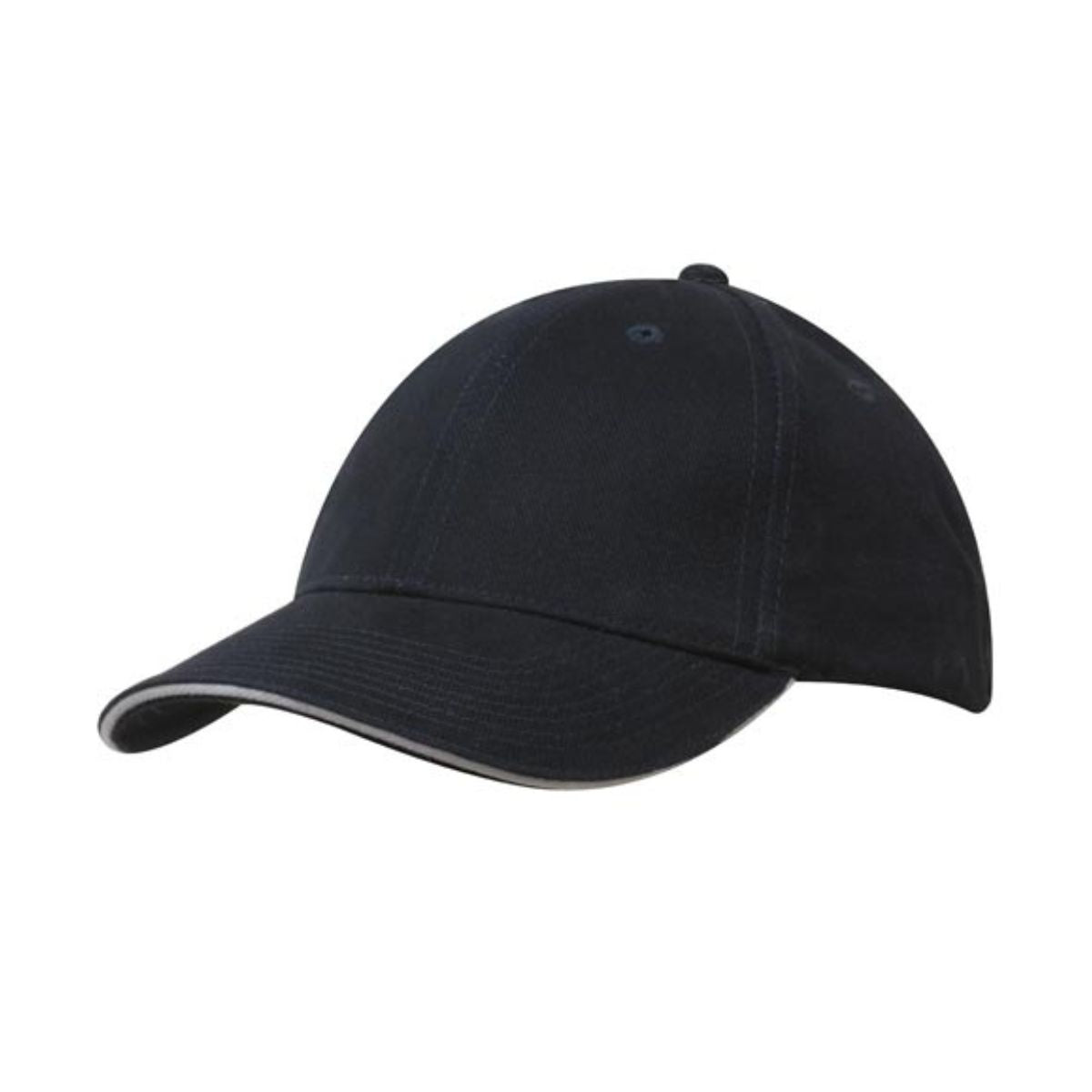 Baseball Cap Navy With White Sandwich 4210