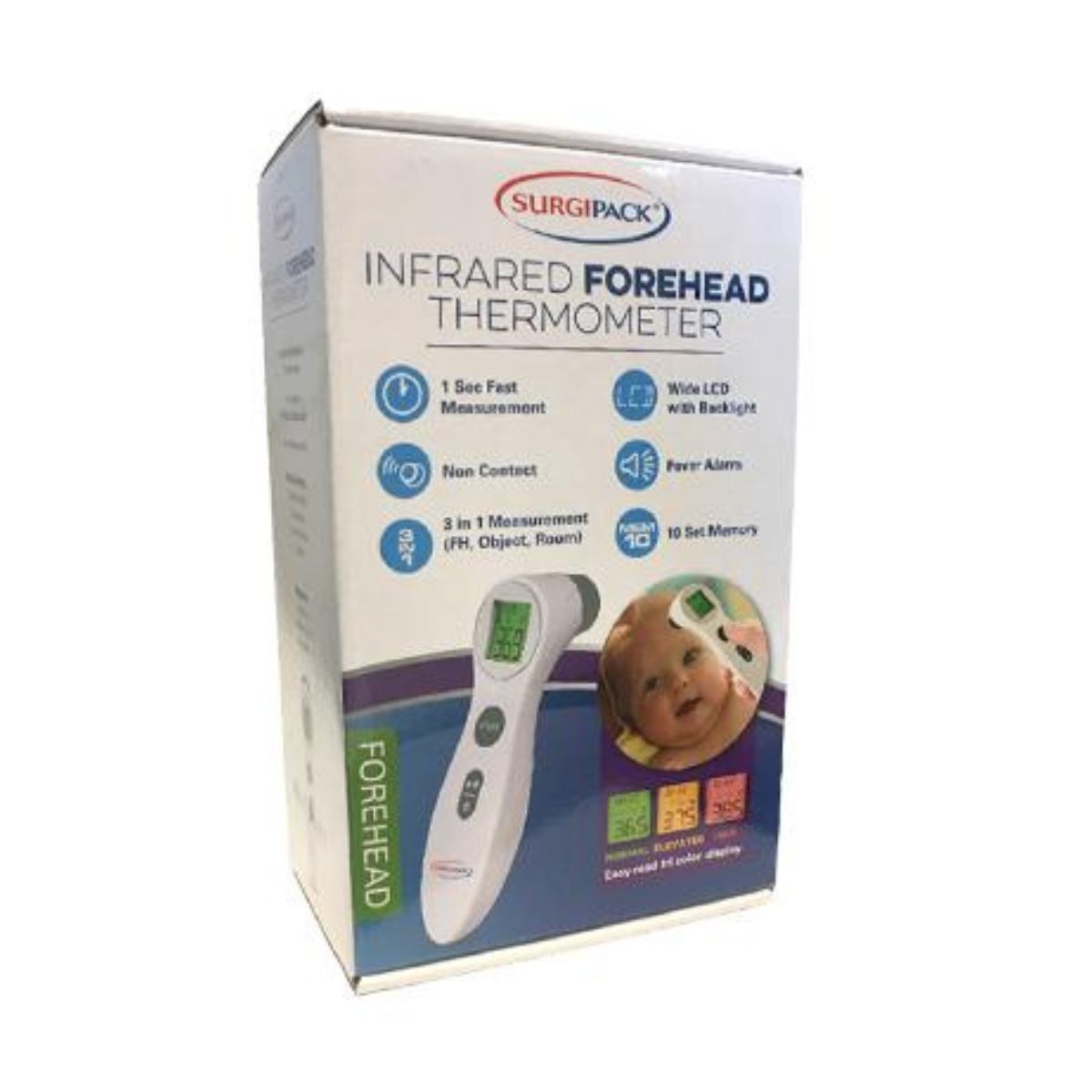 Surgipack® Infrared Forehead Thermometer 3-in-1 Measurement KE6188