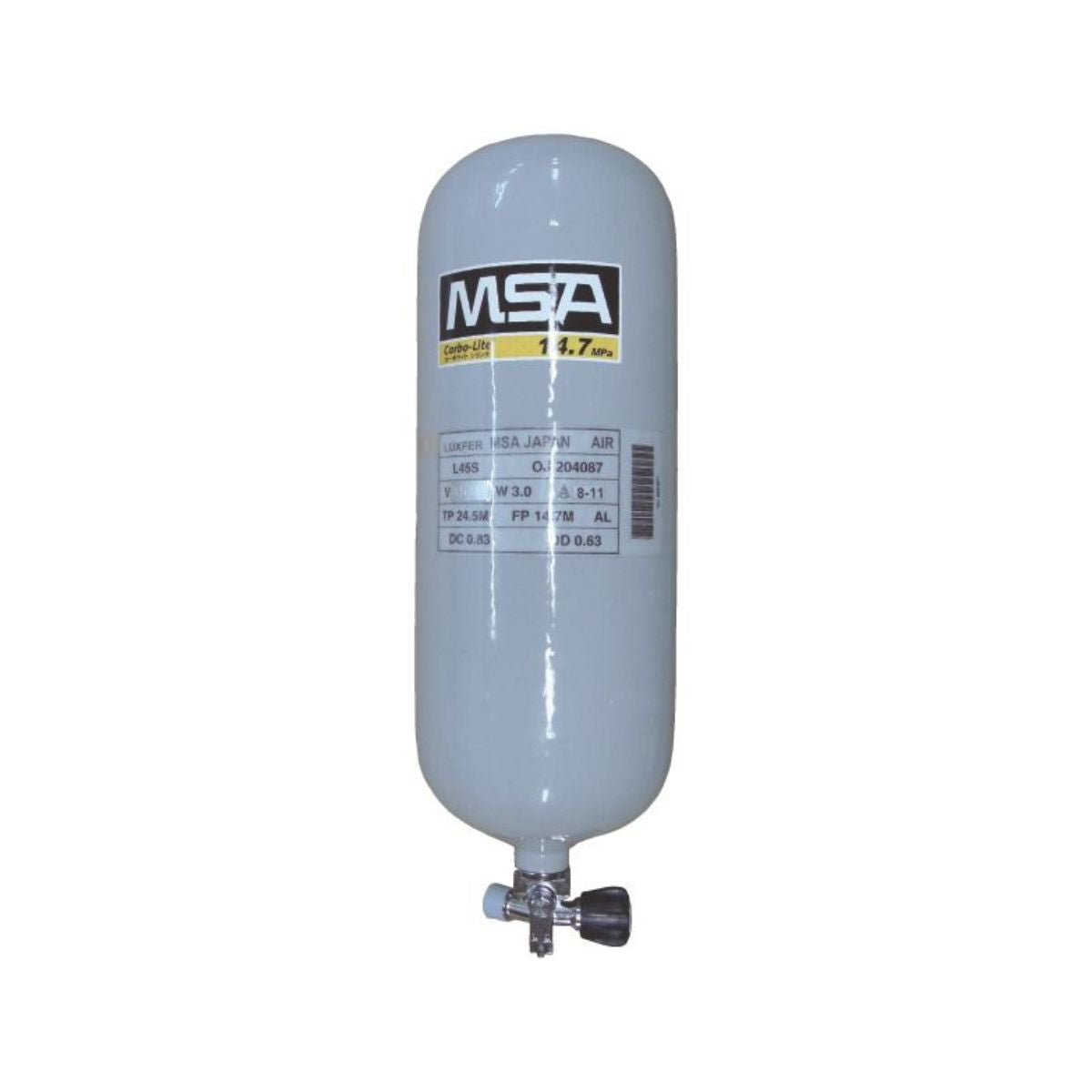 MSA SCBA Carbon Fibre Cylinder & Valve