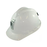 MSA V-Gard Elite Hard Hat, Non-Vented, Metal Lamp Bracket 226065