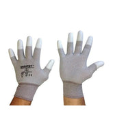 ESD Antistatic PU Tipped Gloves CAESD-200 (Pack of 10)