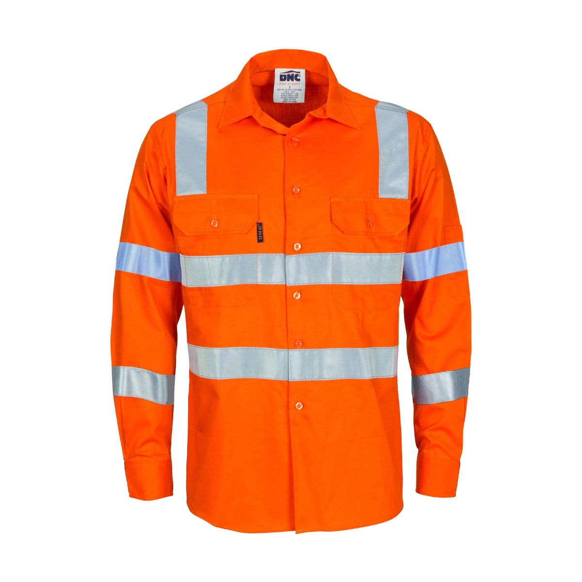 DNC Hi Vis Cool-Breeze Shirt Taped L/S 3743