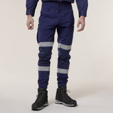 Hard Yakka Raptor Cuff Pant With Segmented Tape Y02586