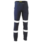Bisley Taped Biomotion Stretch Cotton Drill Cargo Cuffed Pants BPC6028T